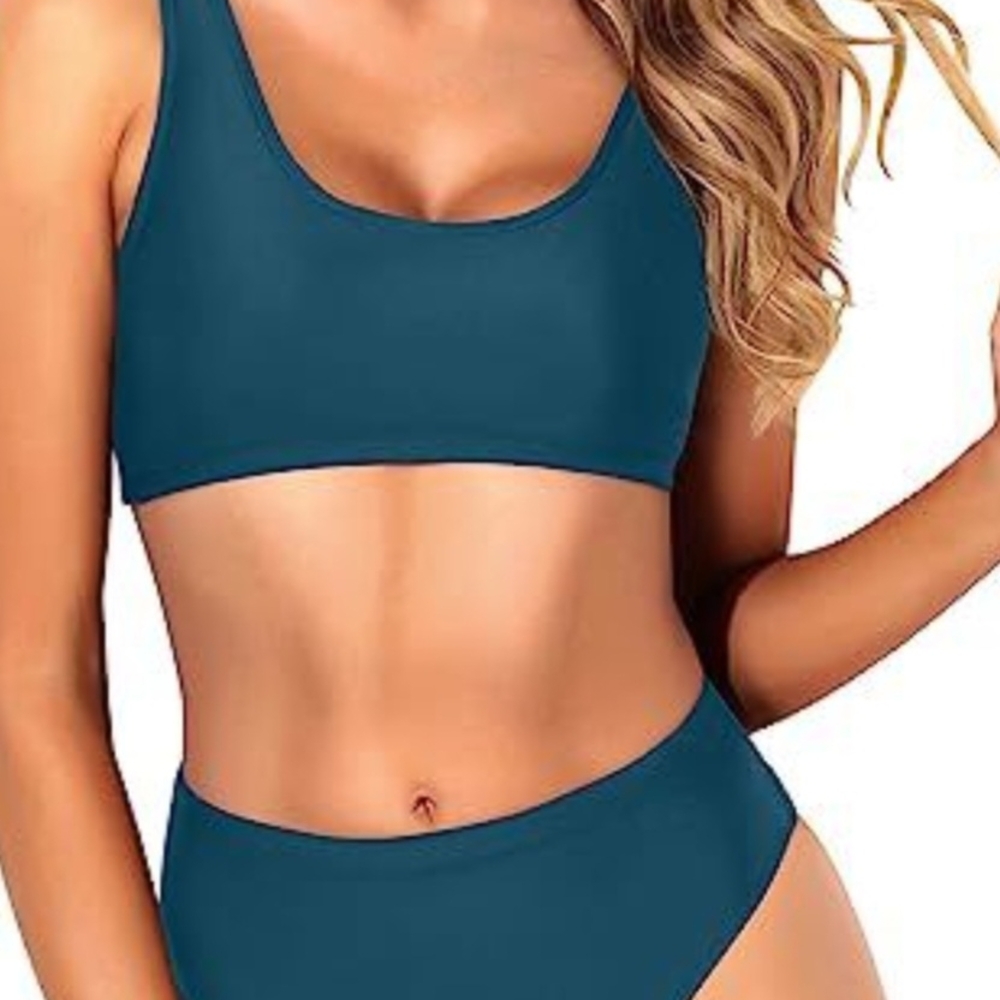 Teal Women's Swimwear Set